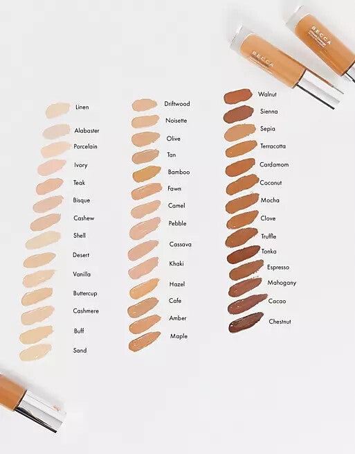 Liquid Foundation with Full Coverage - 24 Hour Wear, Multiple Shades