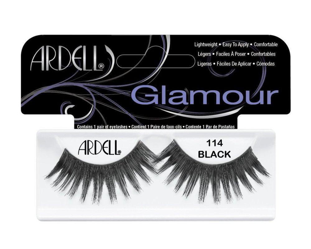 Ardell Glamour Lash #114 False Eyelashes Black