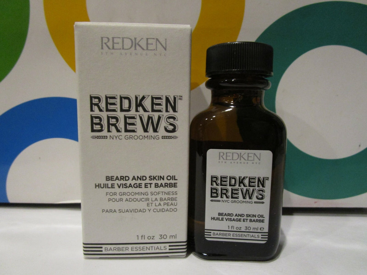 Redken Brews Beard and Skin Oil 1 oz - Nourishing Grooming Oil