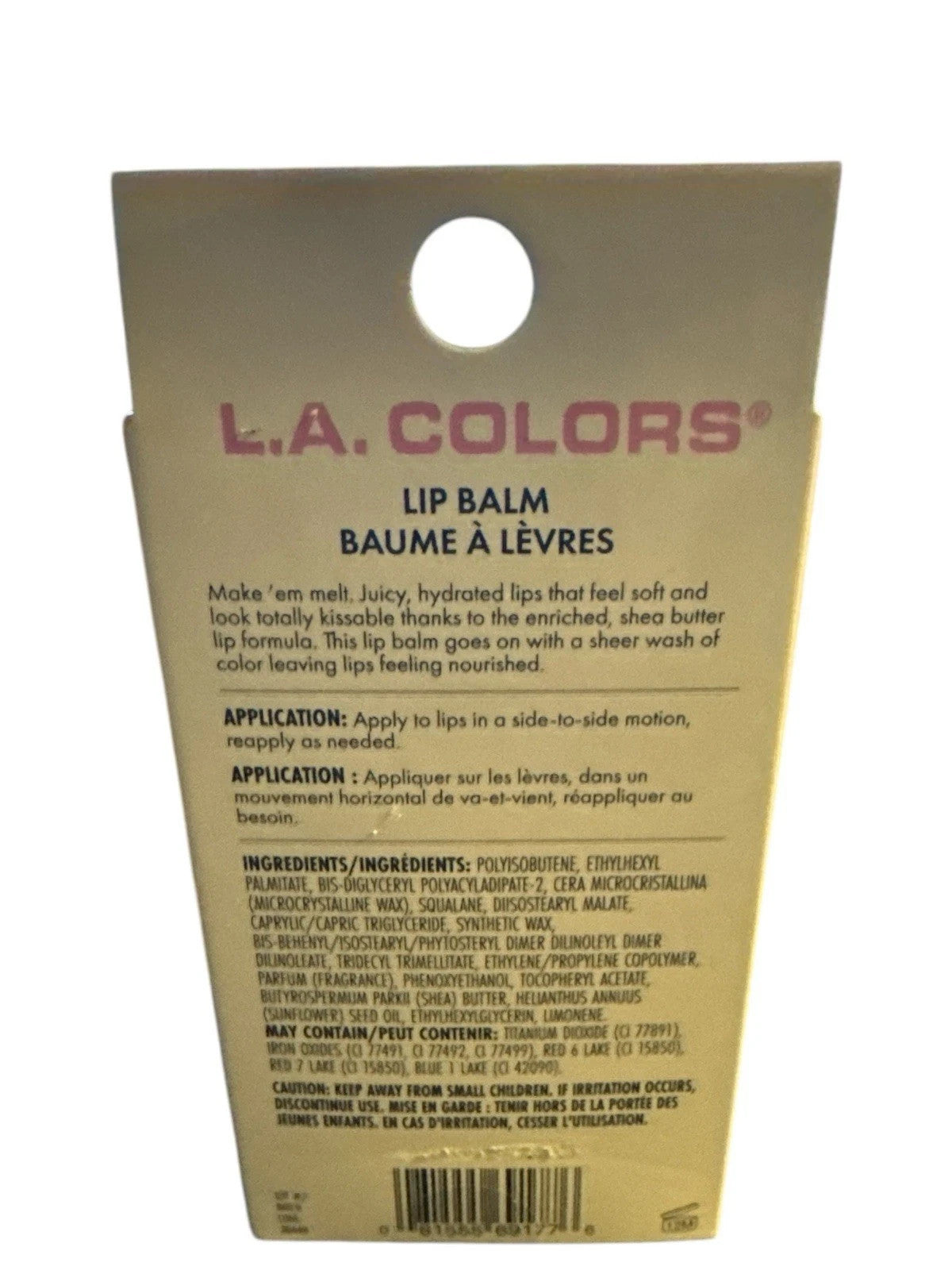 Sheer Rose Lip Balm with Shea Butter - Nourishing & Hydrating