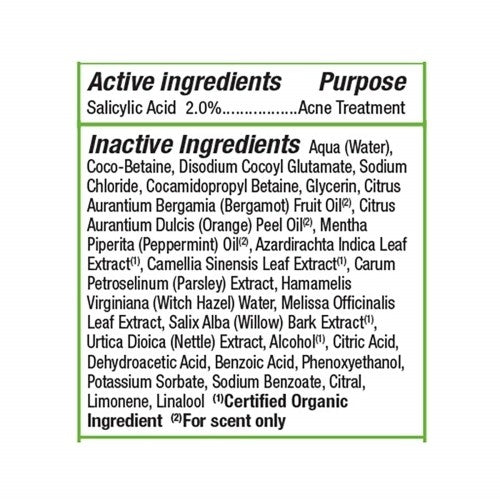 5 Pack Deep Pore Face Wash with Salicylic Acid for Acne-Prone Skin - 6oz Each