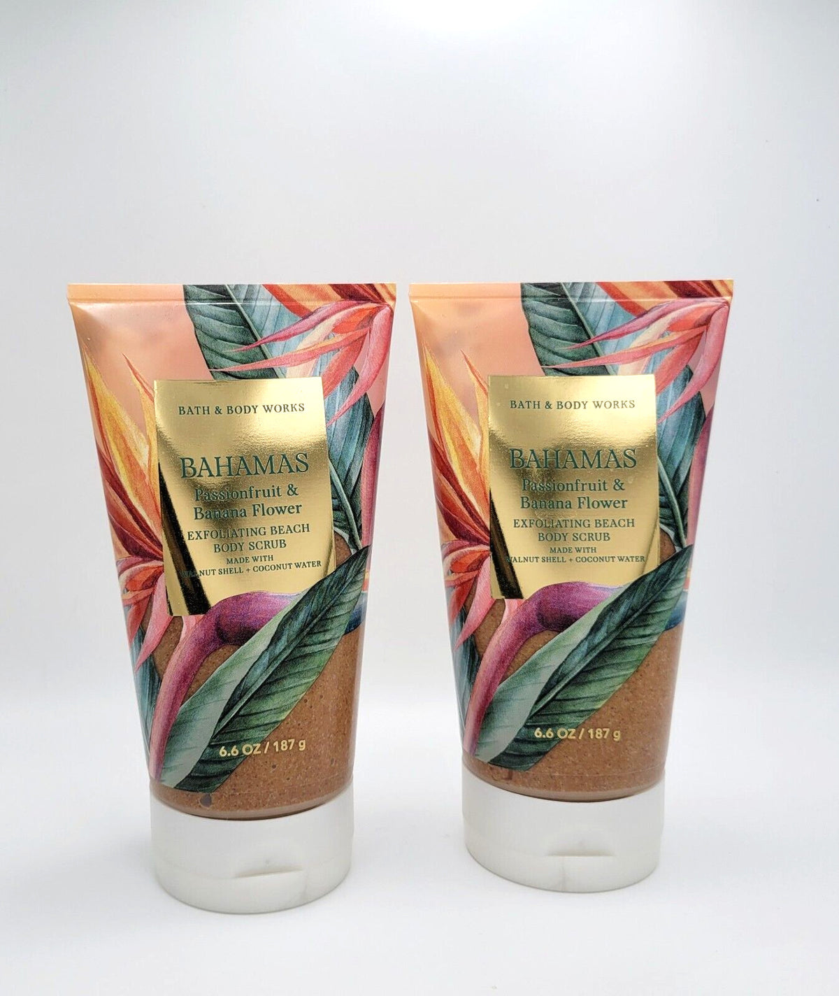 2 Bath & Body Works Bahamas Passionfruit Exfoliating Beach Scrub 6.6