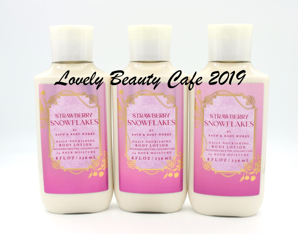 Strawberry Snowflakes Nourishing Body Lotion - 3 Pack