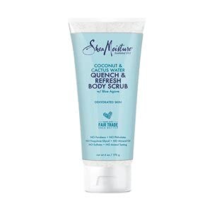SheaMoisture Coconut & Cactus Water Quench Refresh Body Scrub w/Blue