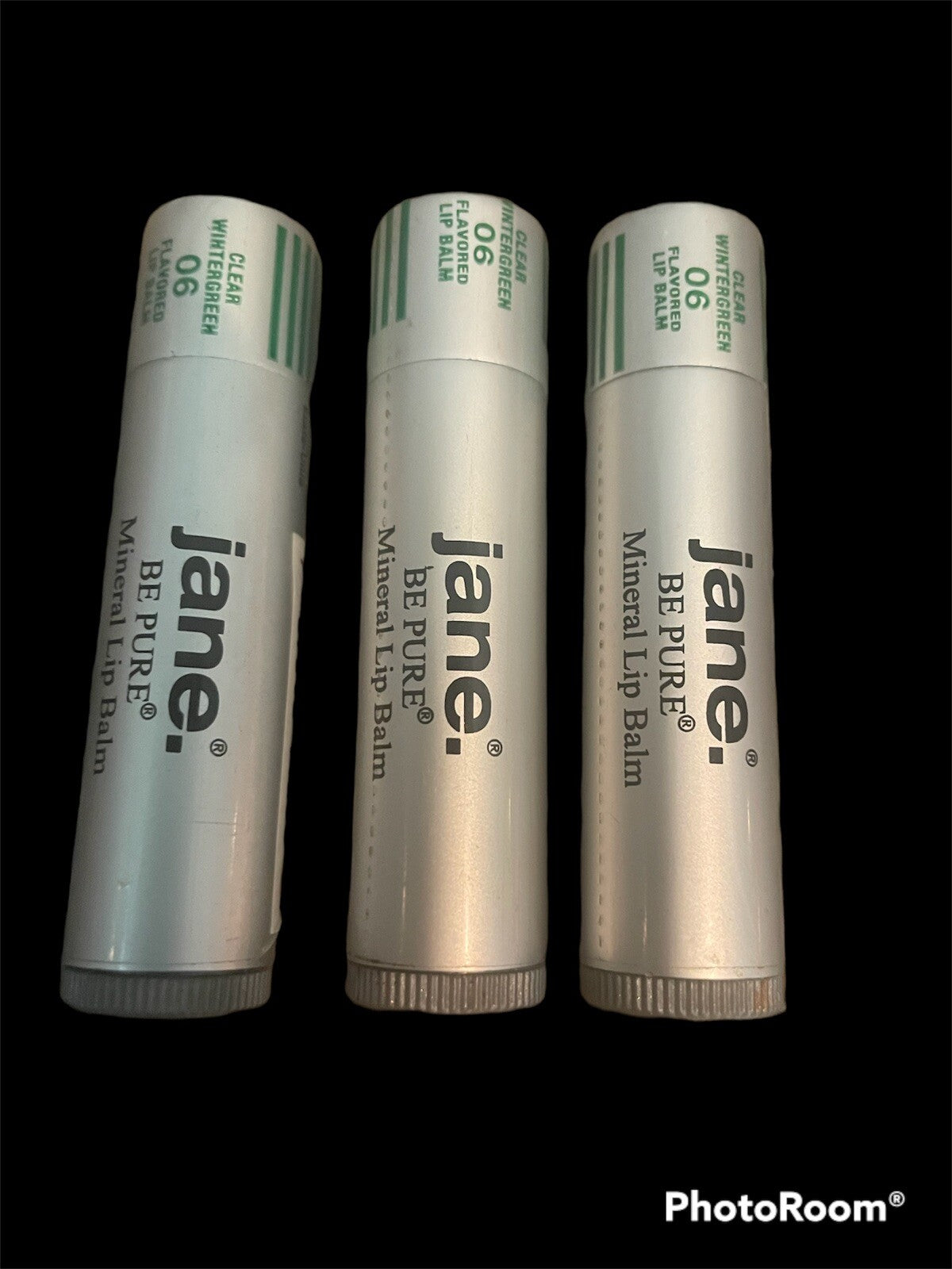 Mineral Flavored Lip Balm Set - 3 Pack, Clear Wintergreen
