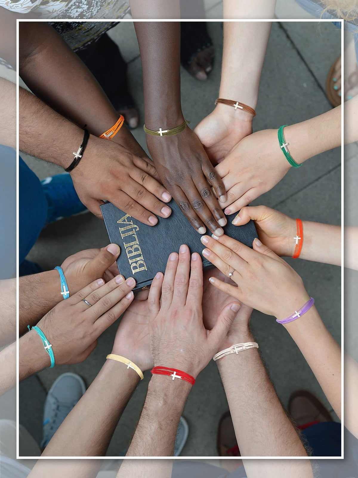 Kids & Teens Cross Bracelets Bulk - Adjustable Christian Friendship Jewelry