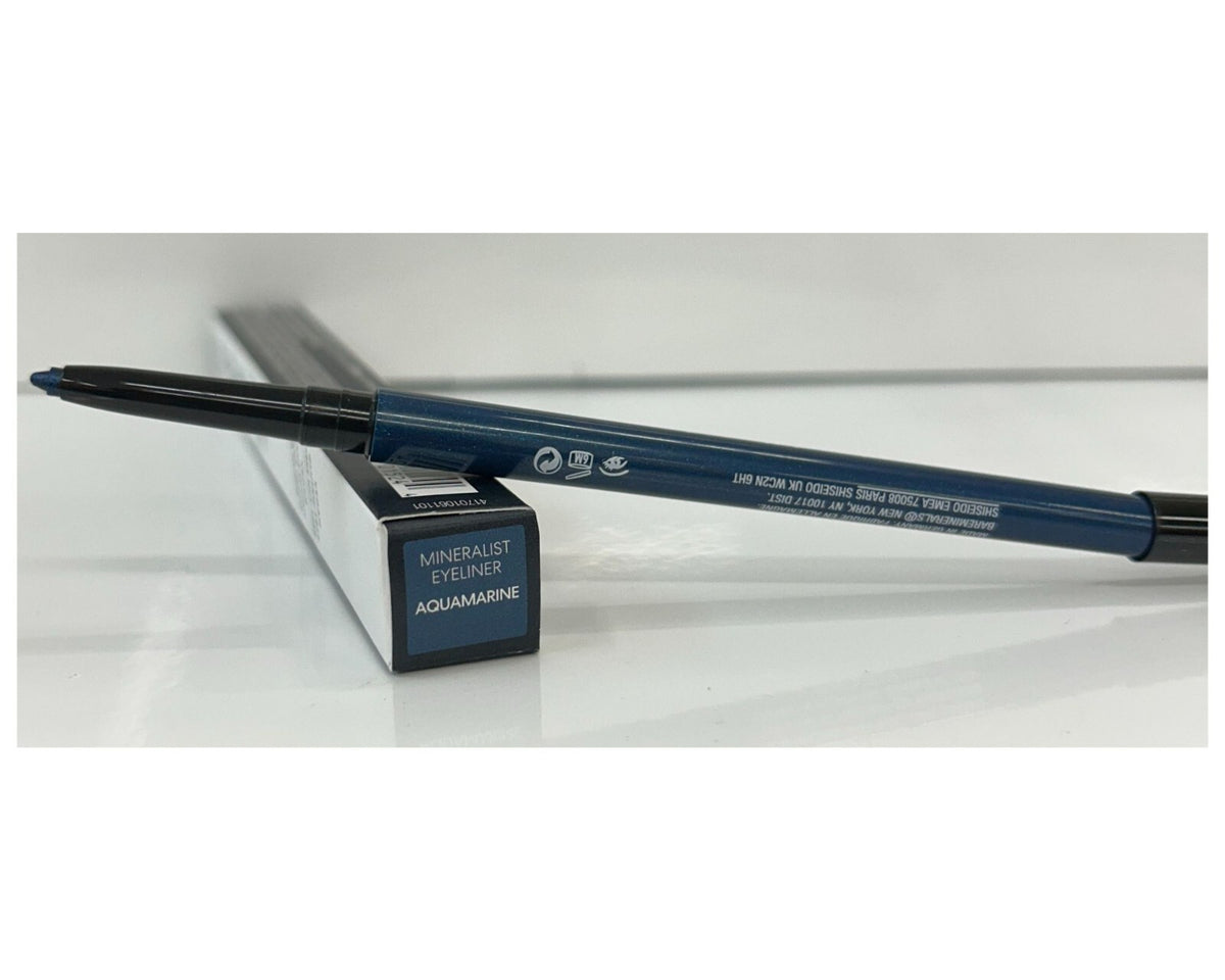 Vegan Waterproof Retractable Eyeliner - Aquamarine, Long-Lasting & Smudge-Proof