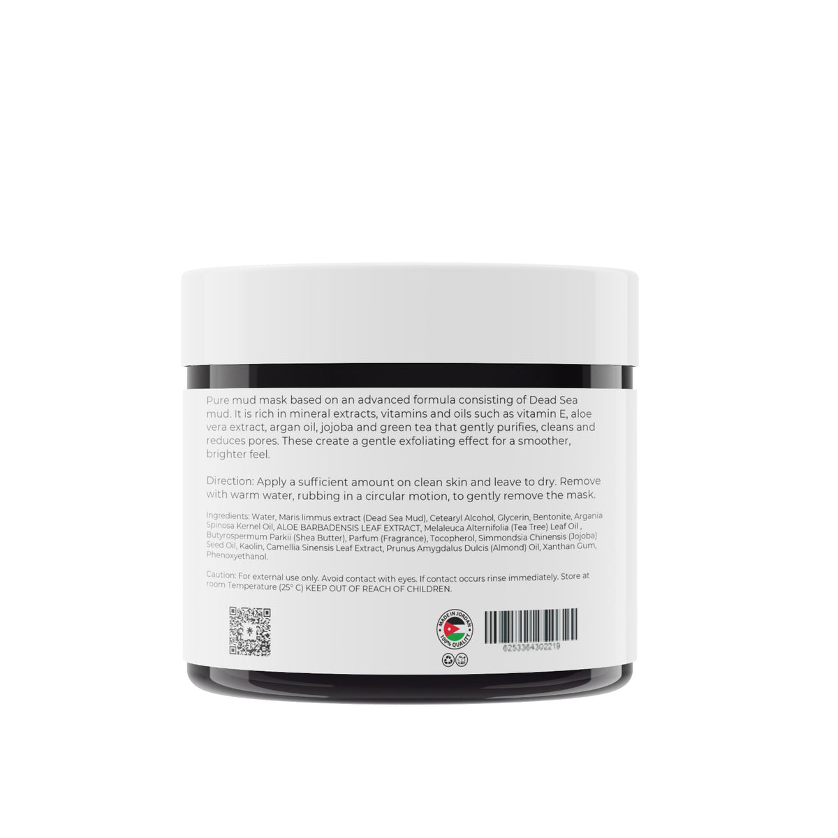 Dead Sea Mud Facial Mask - 6 OZ Pore Minimizer