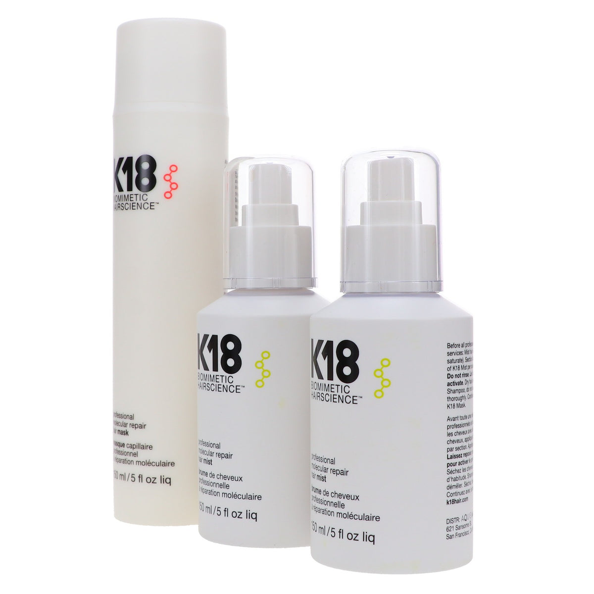 K18 Pro Peptide Hair Treatment Starter Kit - Damage Repair & Strengthening