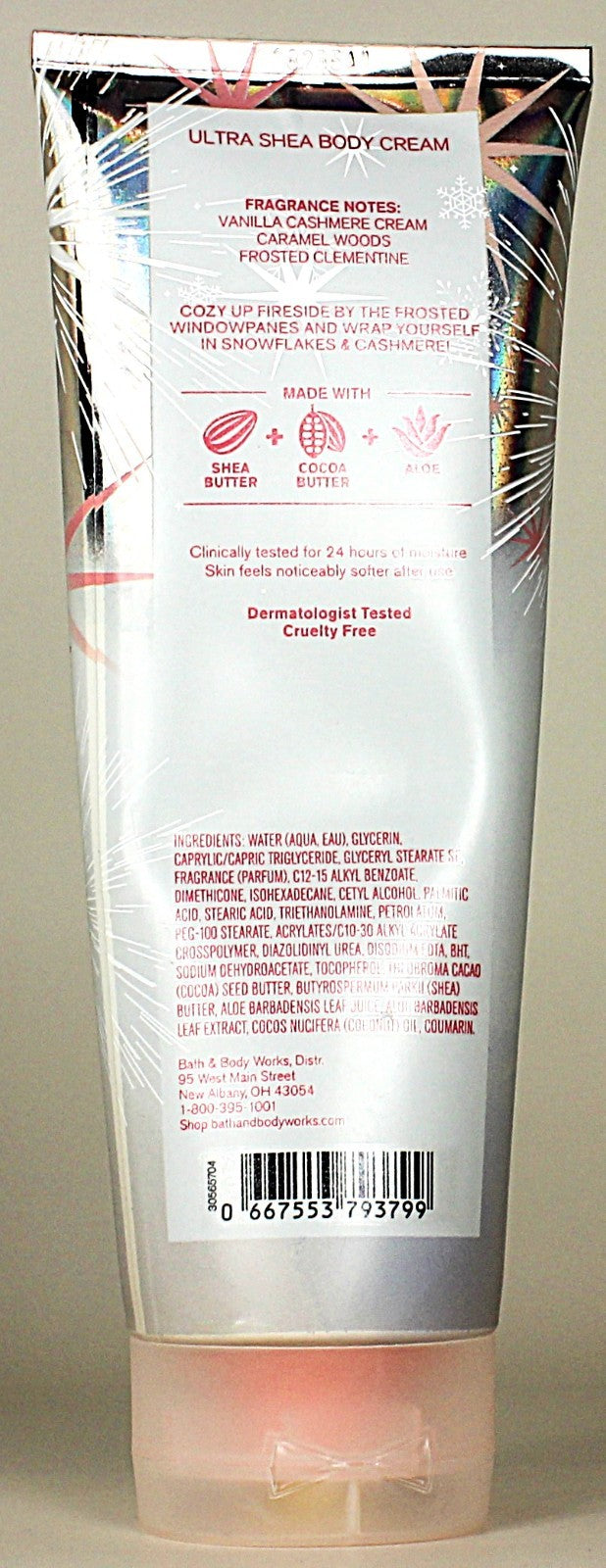Snowflakes & Cashmere Body Cream Lotion 8oz (Qty 2)