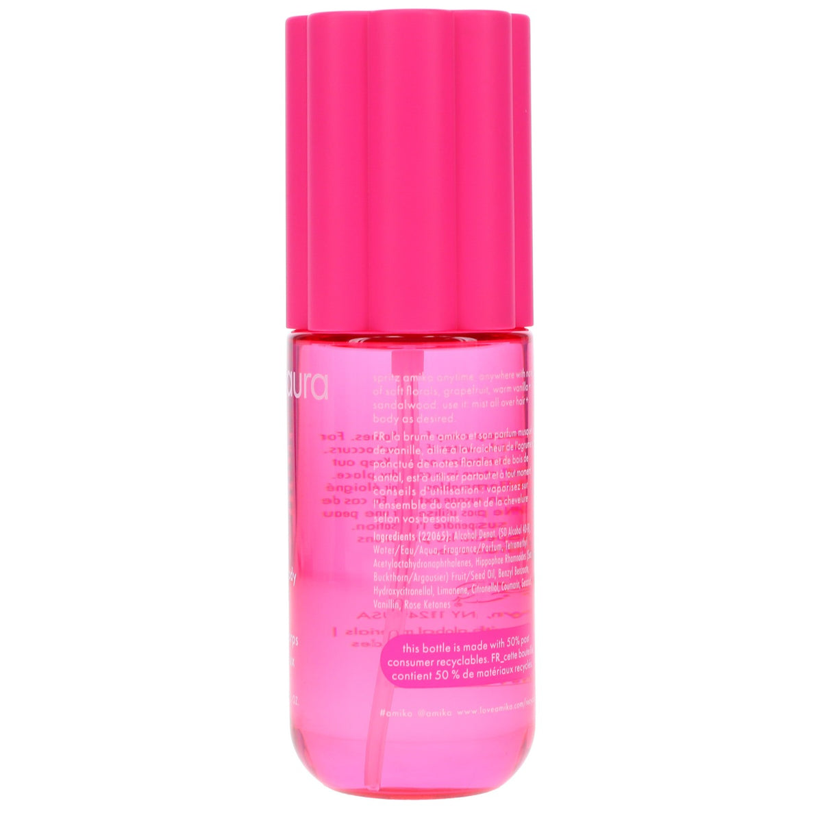 Amika Aura Hair and Body Mist 3 oz Twin Pack - Refreshing Fragrance for Hair & Skin