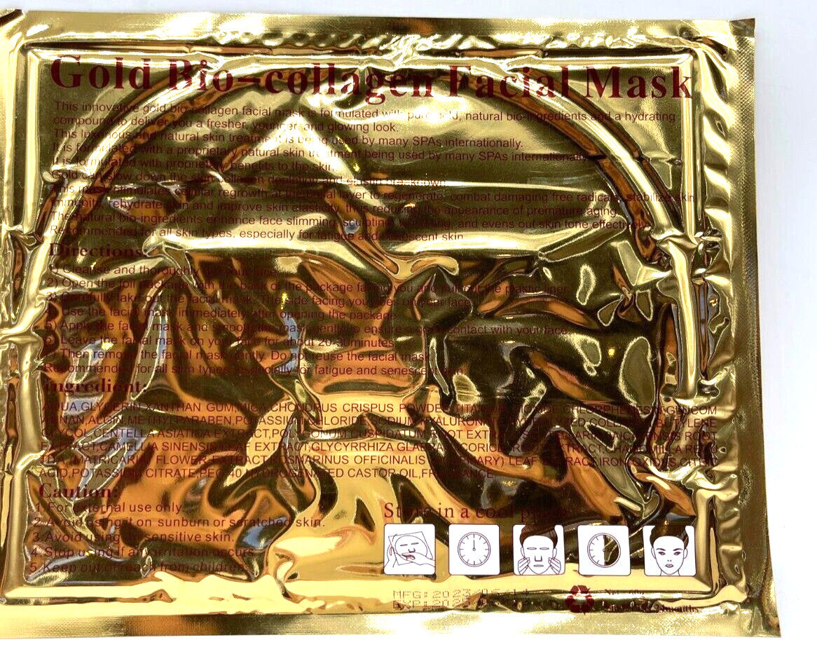 Gold Collagen Facial Mask - 6 Pack