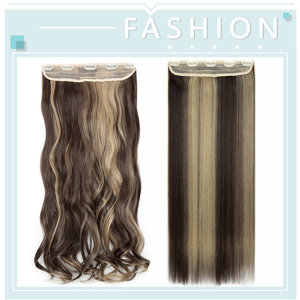V-Shape & U-Part Clip-In Hair Extensions - Full Head Highlight, Multiple Lengths & Colors