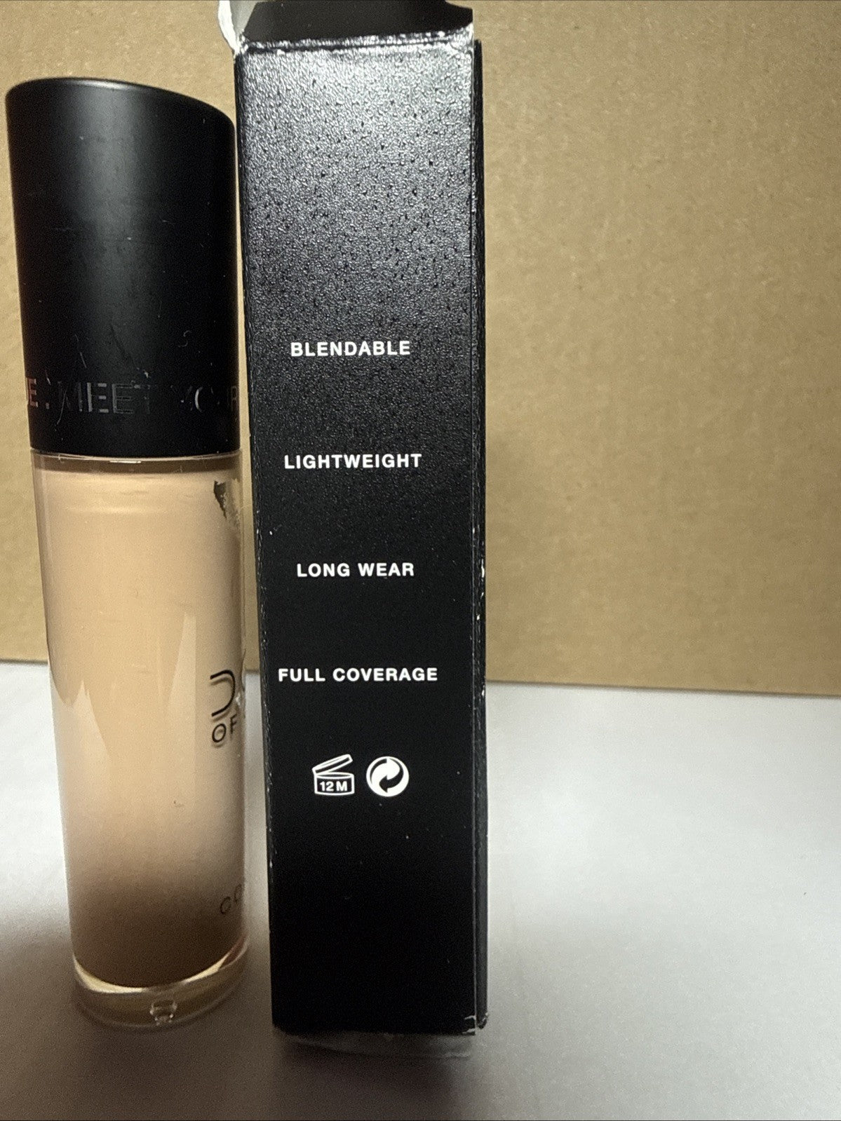 Full Coverage Concealer Medium Tan 0.25 Oz - Flawless Face Makeup
