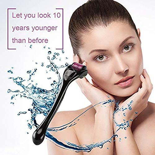 Beard Derma Roller for Hair Growth 0.5mm Titanium Micro Needling Tool