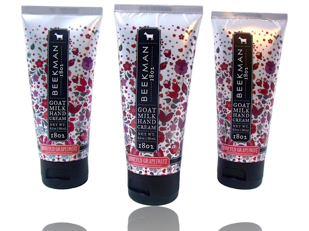 Beekman 1802 Honeyed Grapefruit Goat Milk Hand Cream - 3 x 2.0 oz