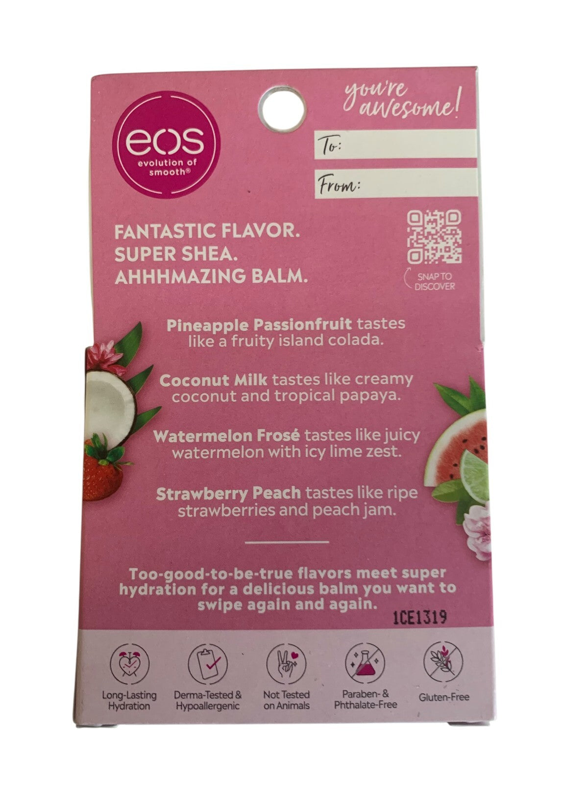 Natural Shea Lip Balm Set - Moisturizing 4-Pack with Flavors