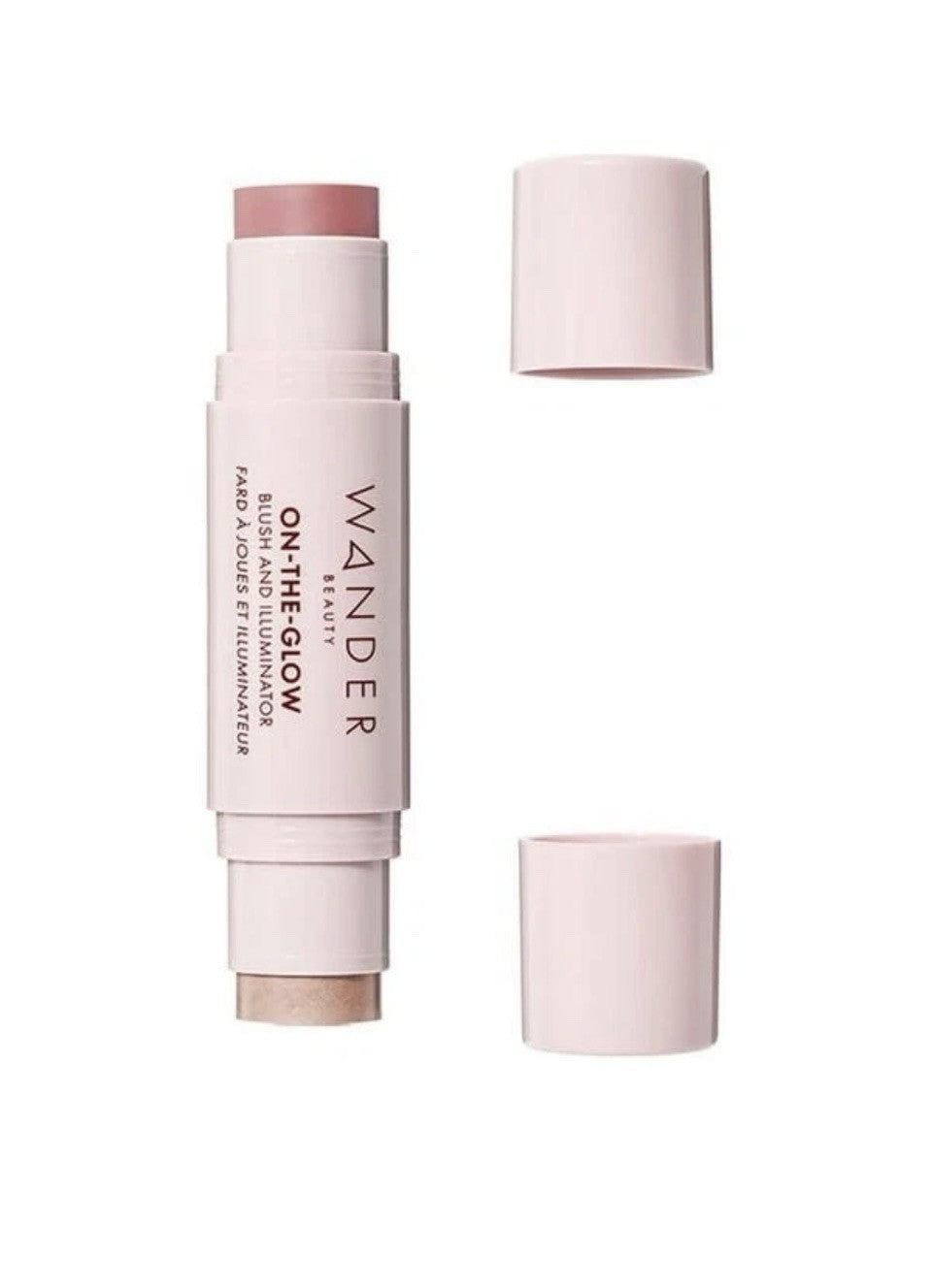 Blush and Illuminator Duo - Coral Rose & Nude Glow, Long-Lasting Makeup