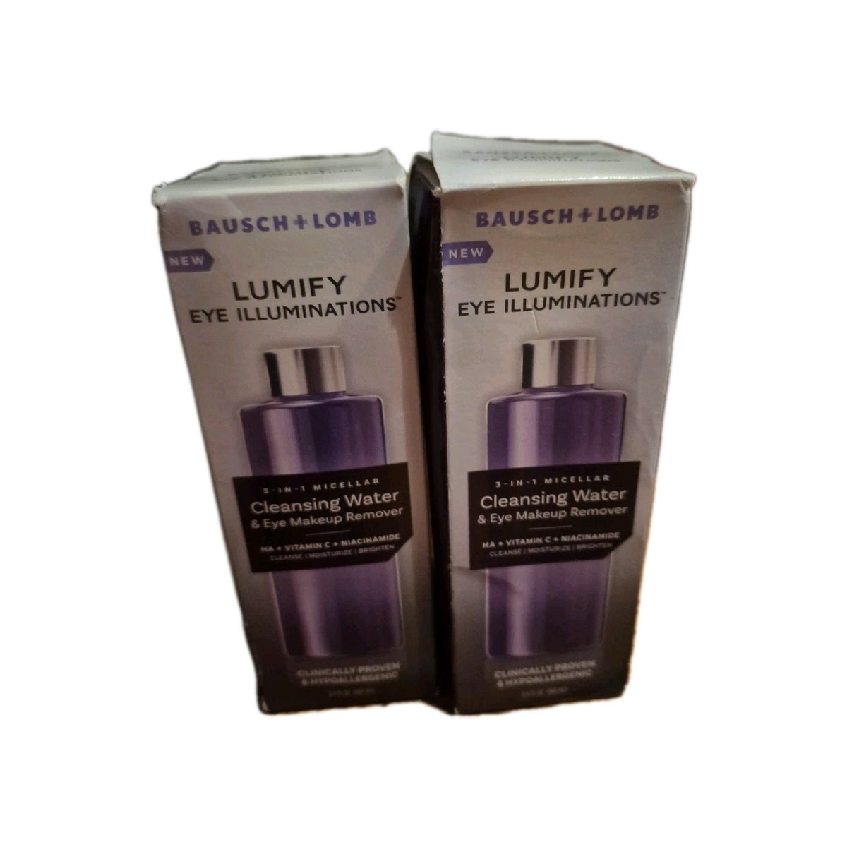 2 Pack Micellar Cleansing Water - Gentle Makeup & Face Wash 5.4oz