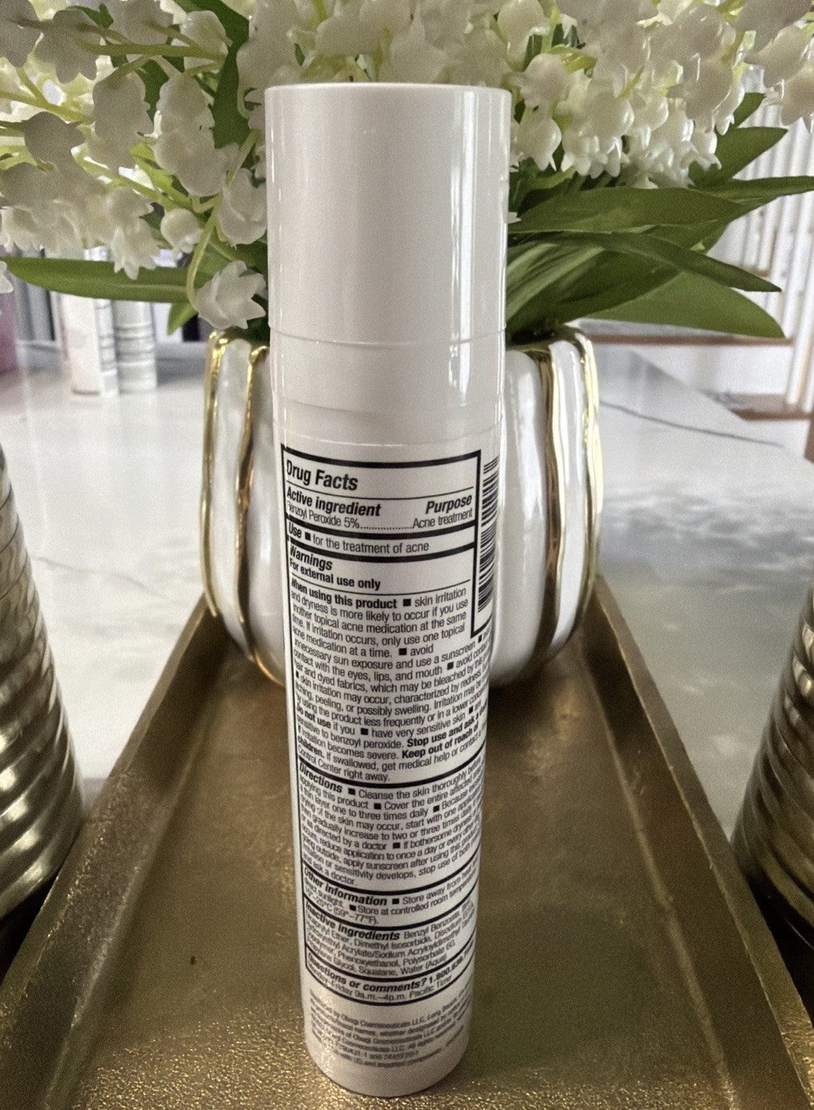 Obagi Clenziderm 5% Benzoyl Peroxide Acne Treatment 1.6oz - Clear Skin