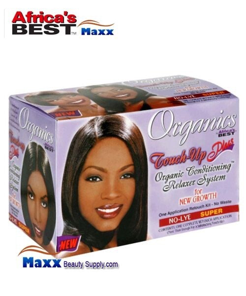 Africa's Best Organics Touch Up Plus Organic Hair Relaxer for New Growth No Lye