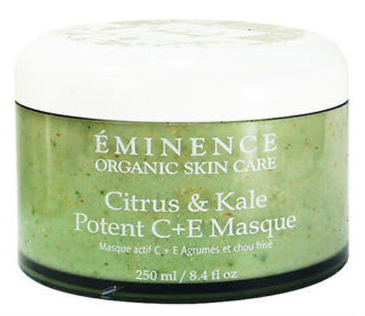 Citrus & Kale Vitamin C+E Face Mask - Nourishing Cream-Gel for All Skin Types 8.4oz