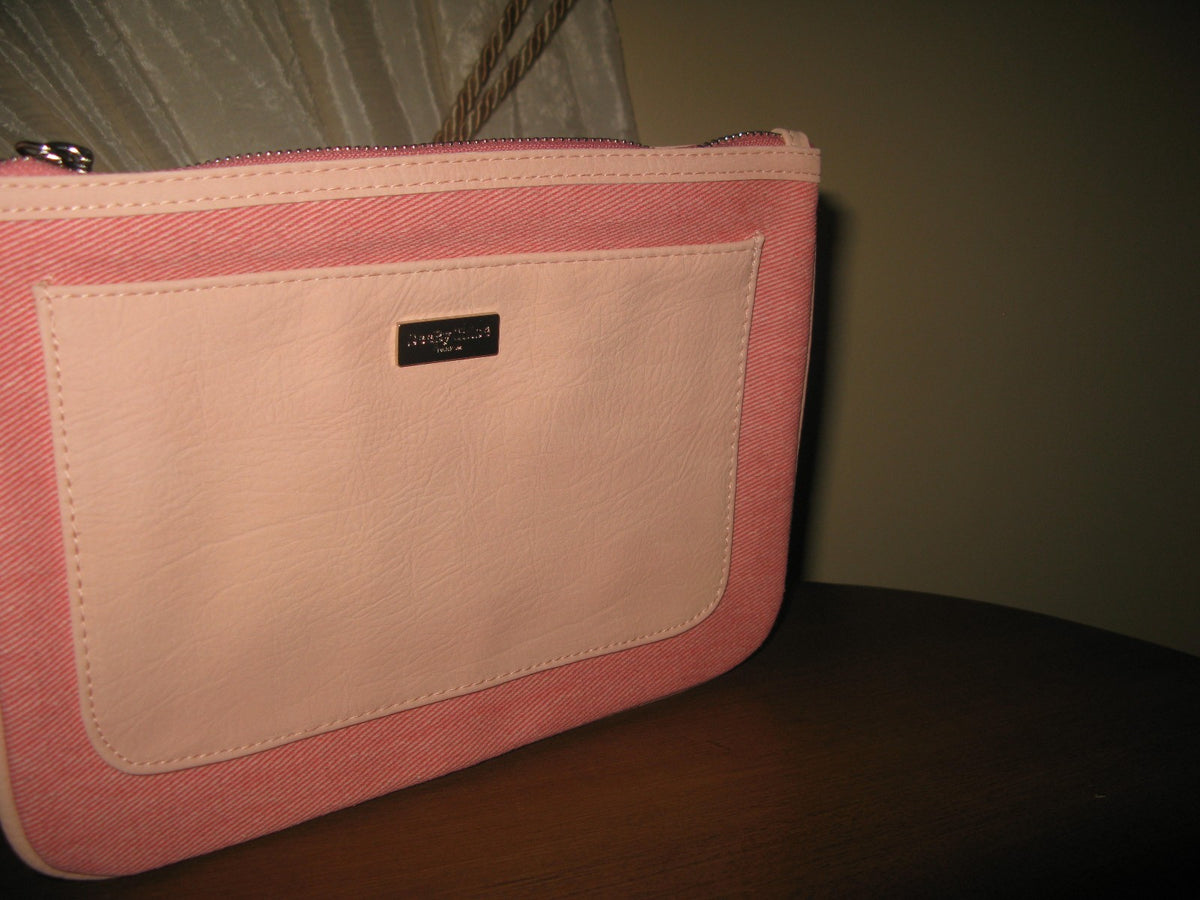 Pink Cosmetic Makeup Pouch with Zipper - Women's Travel Bag