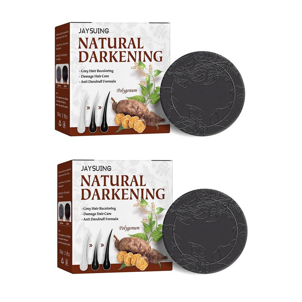 Natural Polygonum Hair Darkening Shampoo for Gentle Hair Color - Pack of 1 or 2