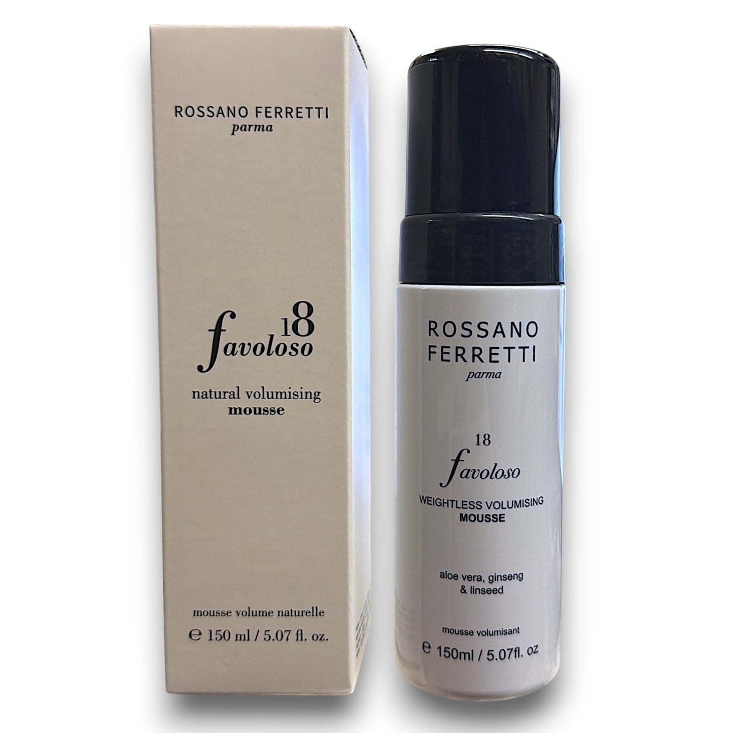 Natural Volumising Hair Mousse 5.07 oz / 150 ml for Fine Hair