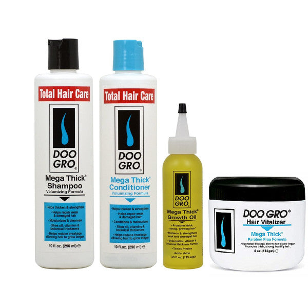 Doo Gro Mega Thick Shampoo, Conditioner & Oil Set