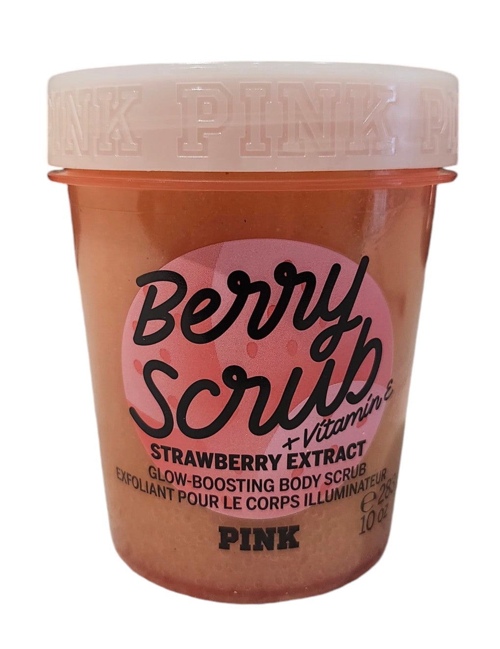 New Victoria's Secret Pink Berry Body Scrub Superfruit Shower