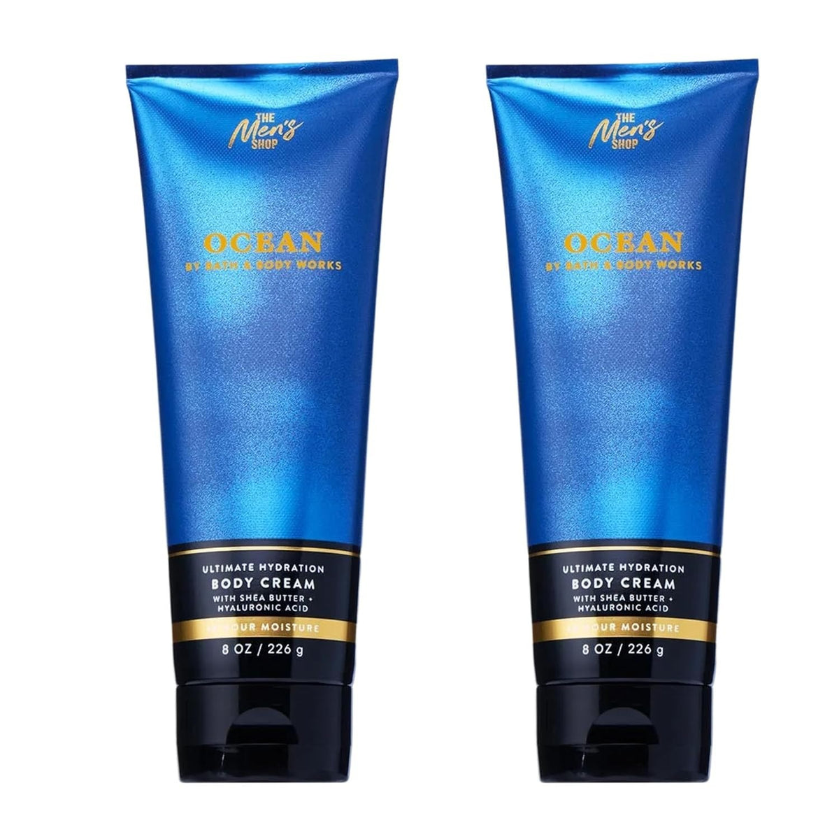 Bath & Body Works Ocean Cream 8 Oz Pack of 2 Men Ultimate Hydration