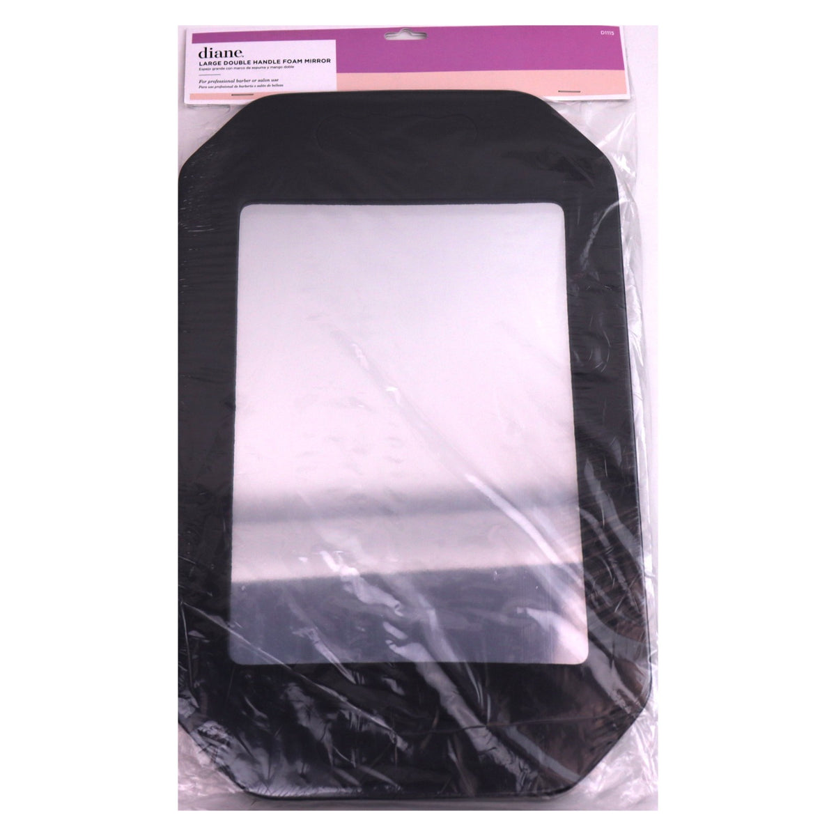 Diane Large Double-Handle Foam Mirror – Portable Handheld Mirror