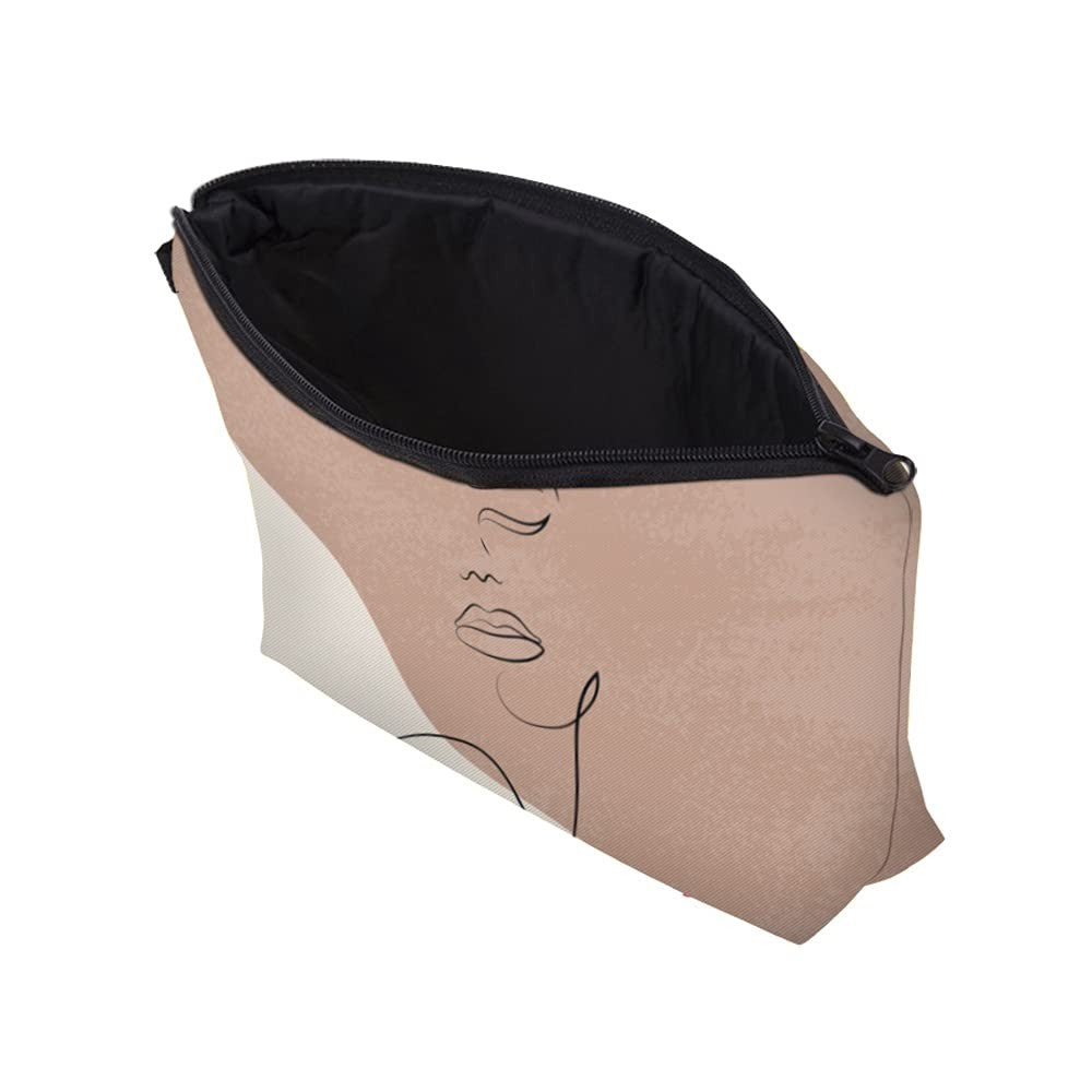 Small Waterproof Makeup Case Cosmetic Zipper Bag for Women Travel Purse