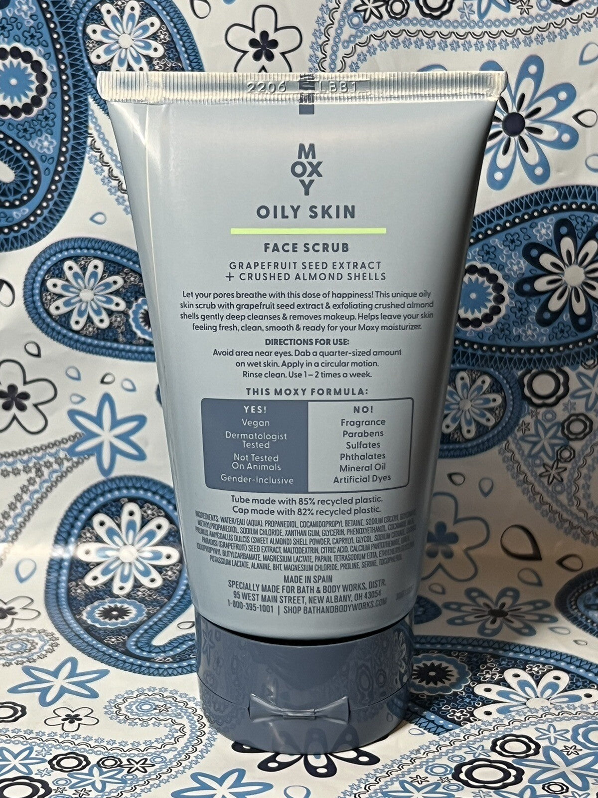 ALL NEW Oily Skin Face Scrub MOXY 4 oz Bath & Body Works