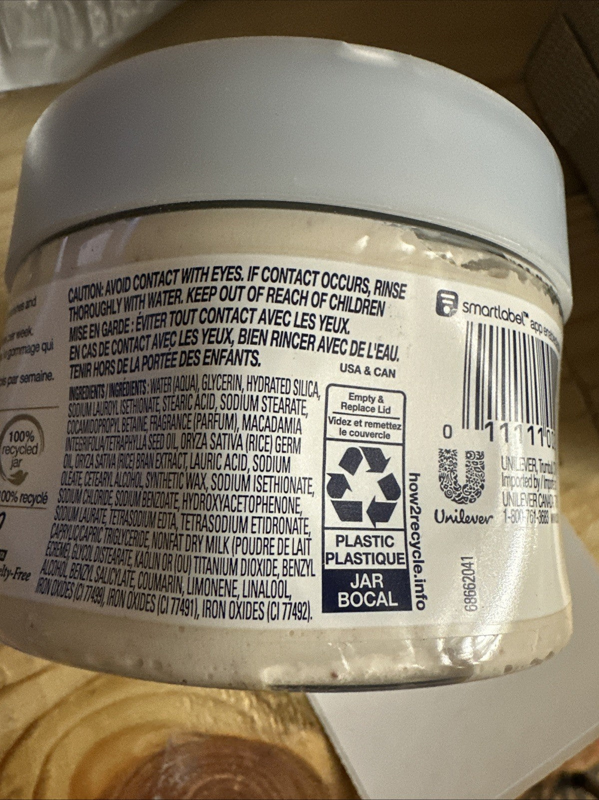 2 Pack Dove Crushed Macadamia & Rice Milk Exfoliating Body Polish