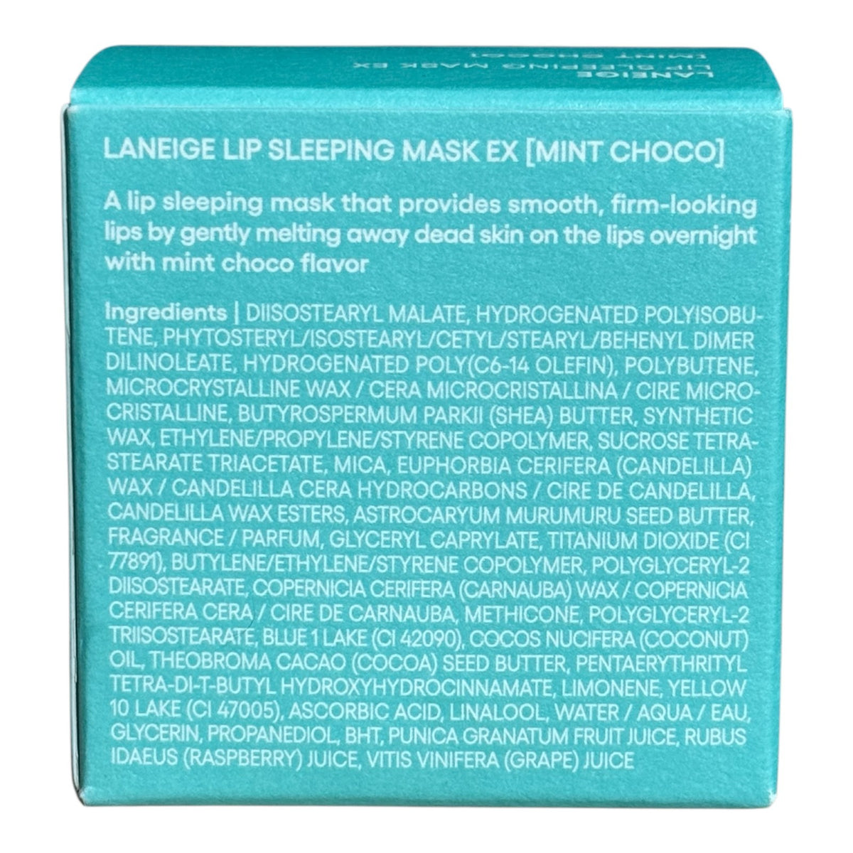 Lip Sleeping Mask Mint Choco Hydrating Lip Balm 20g - Overnight Nourishment
