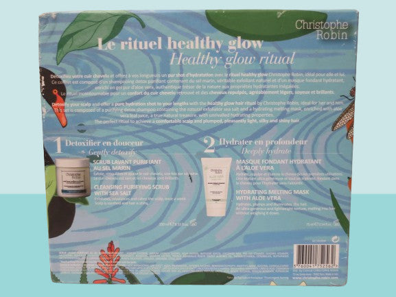 Hydrating Cleansing Scrub & Melting Mask Set for Glowing Skin