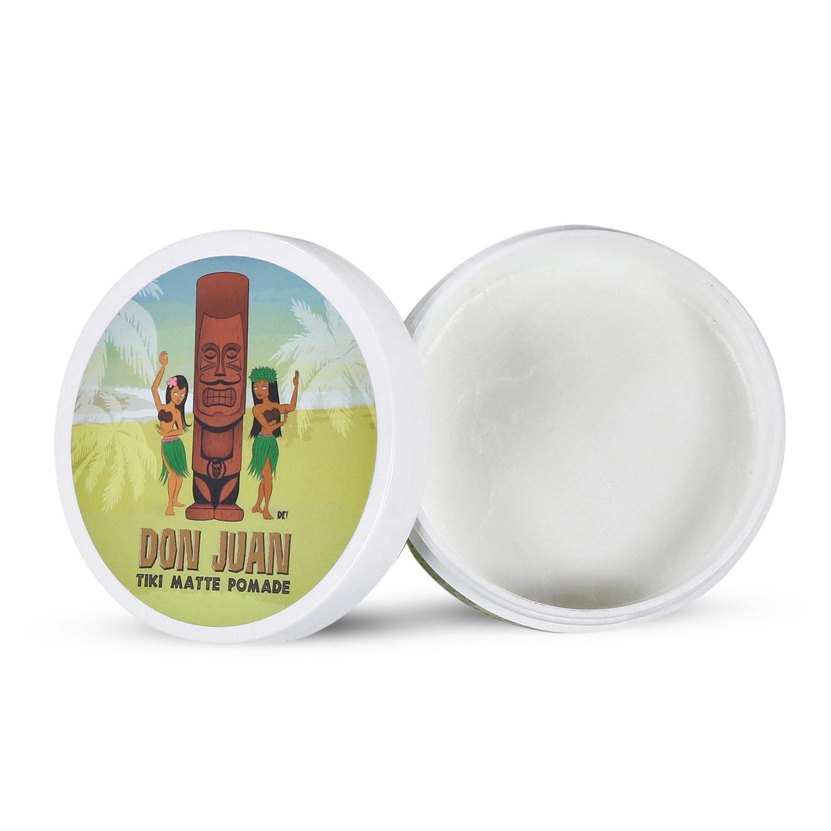 High Hold Water-Based Pomade with Matte Finish & Tropical Scent - 4oz