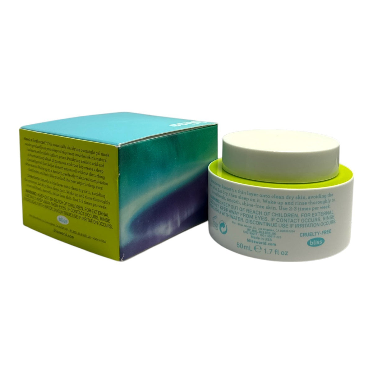Green Tea Wonder Overnight Gel Mask with Azelaic Acid 50ml