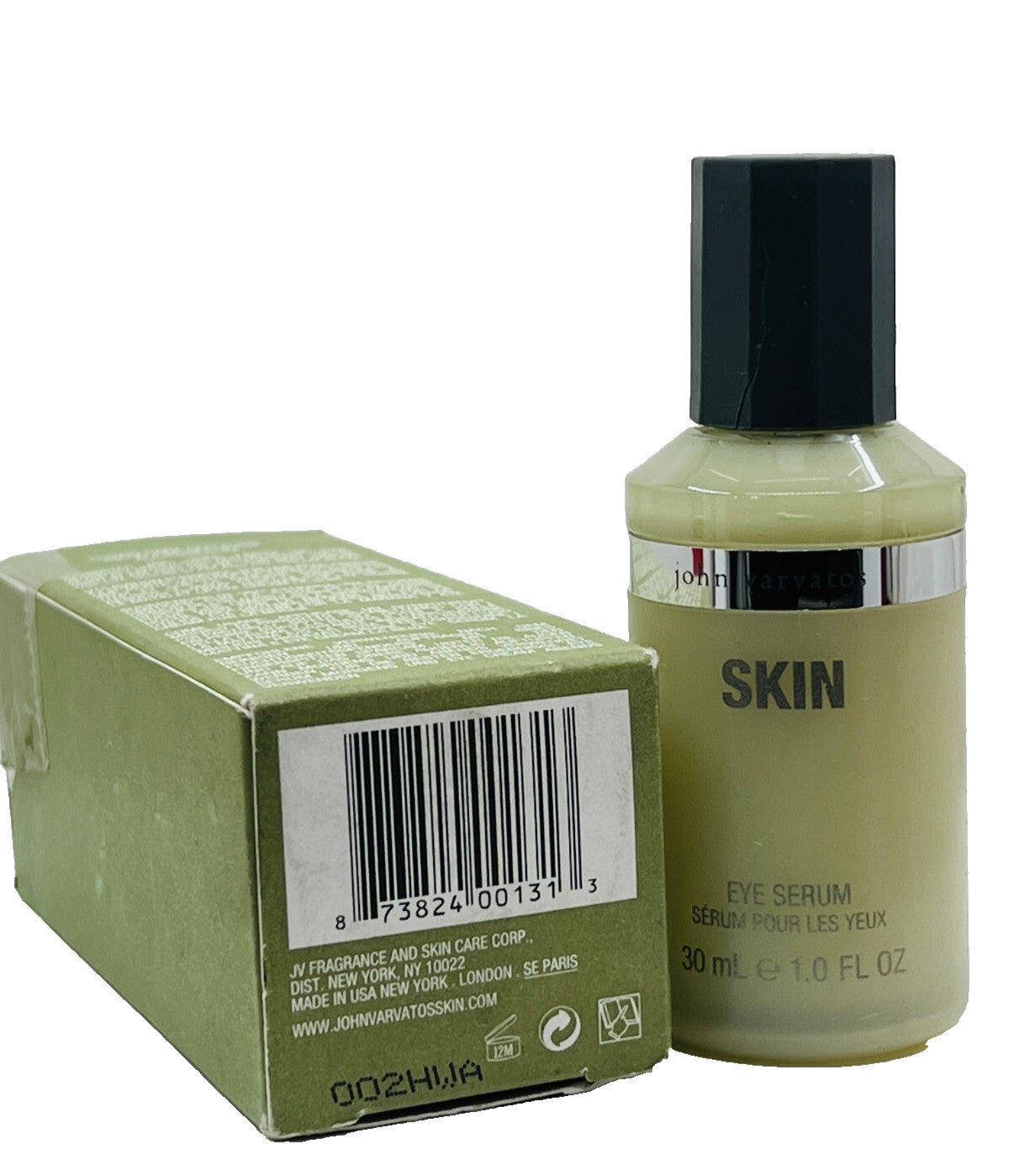 John Varvatos Skin Eye Serum 1 oz - Anti-Aging Eye Treatment for Dark Circles
