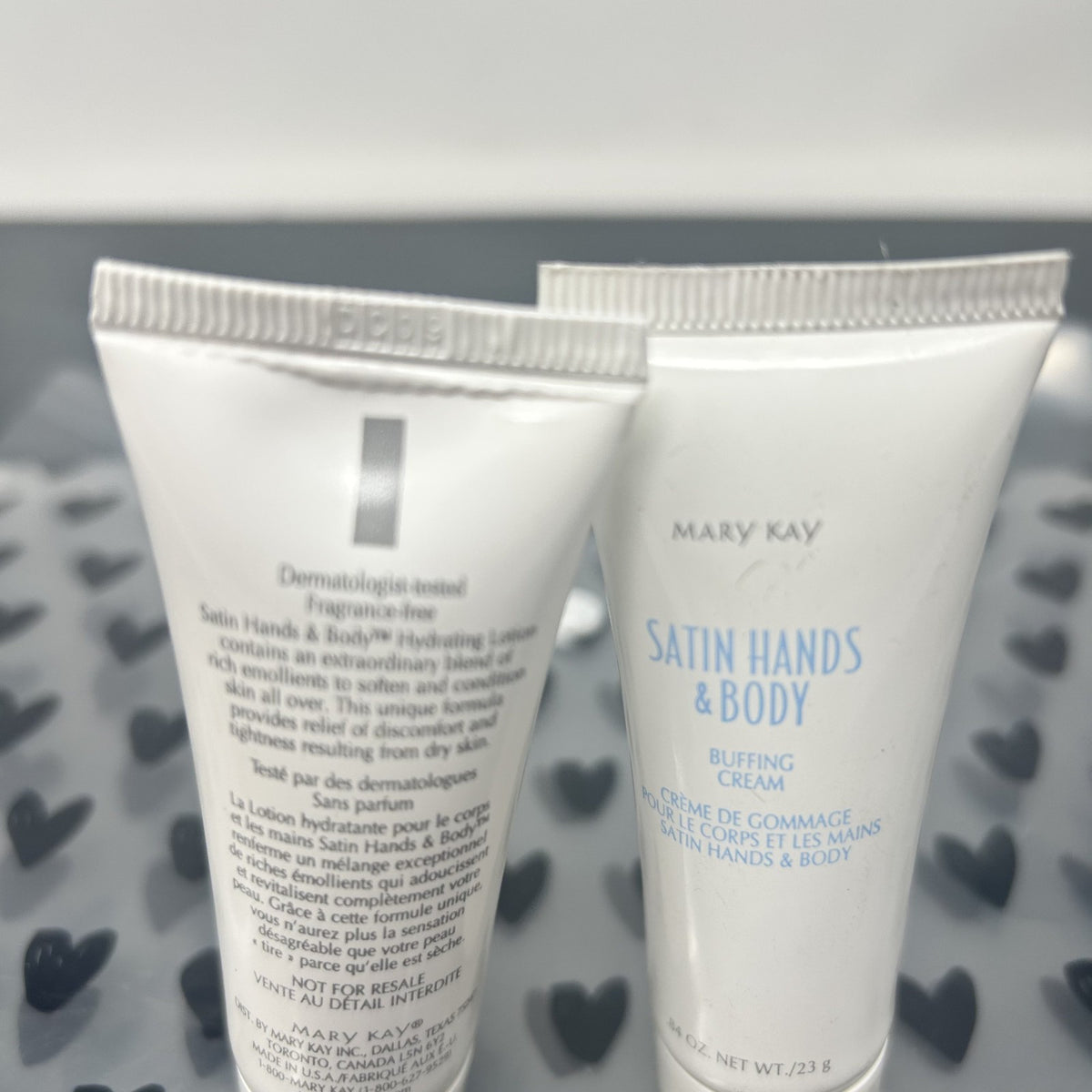 Mary Kay Satin Hands & Body Buffing Cream and Hydrating Lotion Travel Size