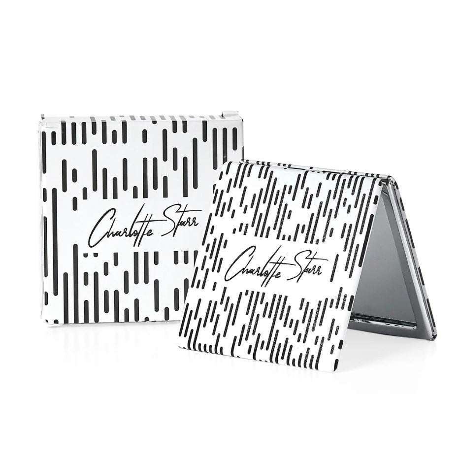 Charlotte Starr Foldable Compact Mirror - Portable Travel & Makeup Accessory