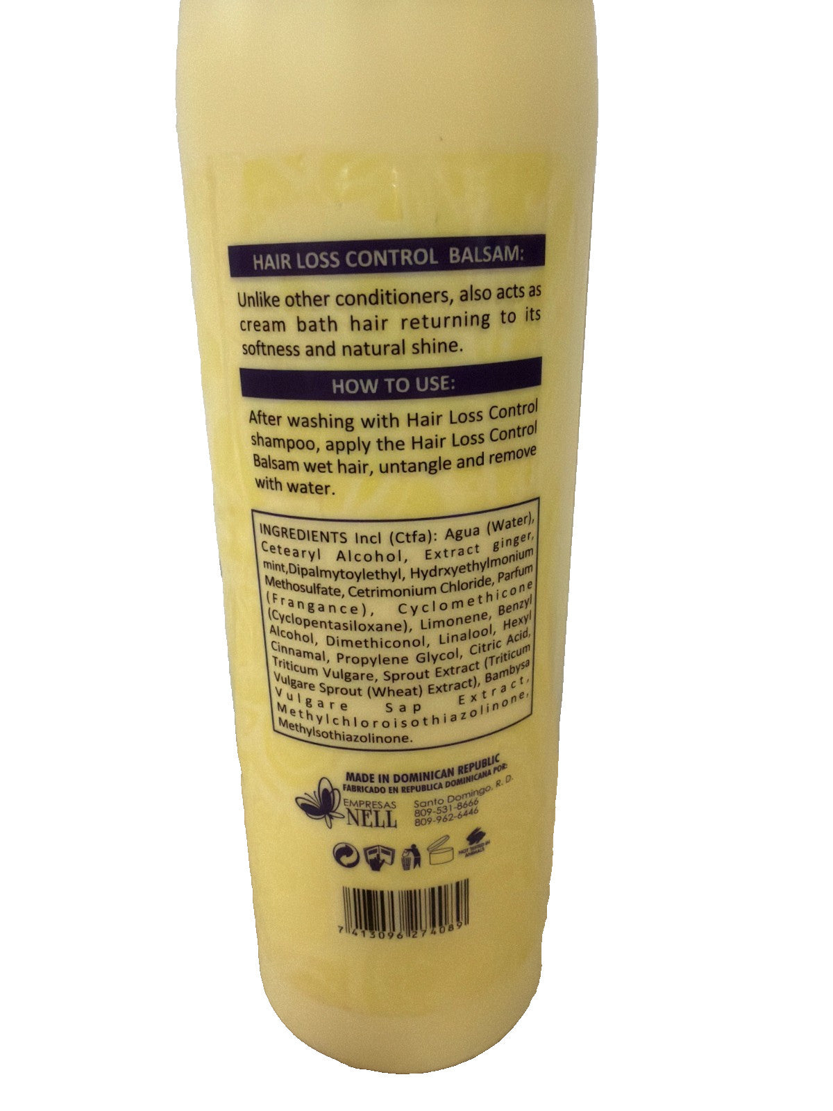 Nell Professional Ginger Hair Loss Control Balm Growth Activator 16.8