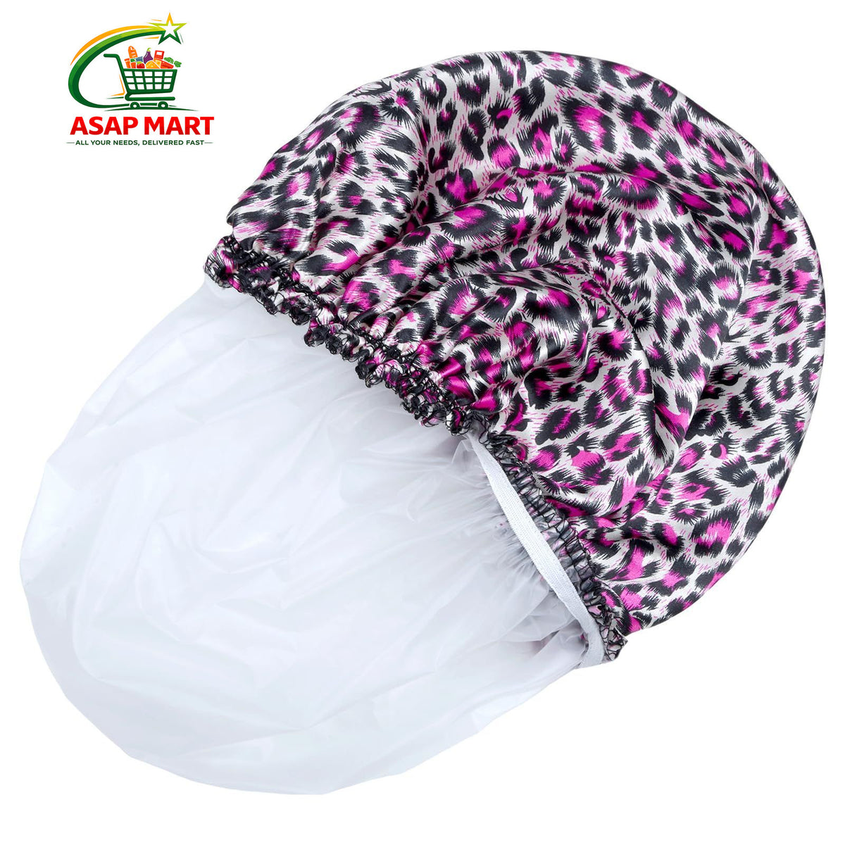 4 PCS Shower Caps for Women, Elastic General Size, Printed Color