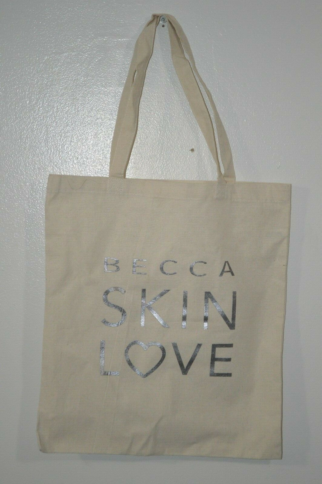 Becca Skin Love Canvas Tote Bag - Unboxed, 14.5 x 16.25 Inches