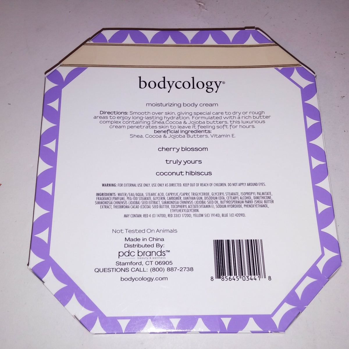 Bodycology Gift Set 3 Piece lotion Truly Yours Cherry Blossom Coconut