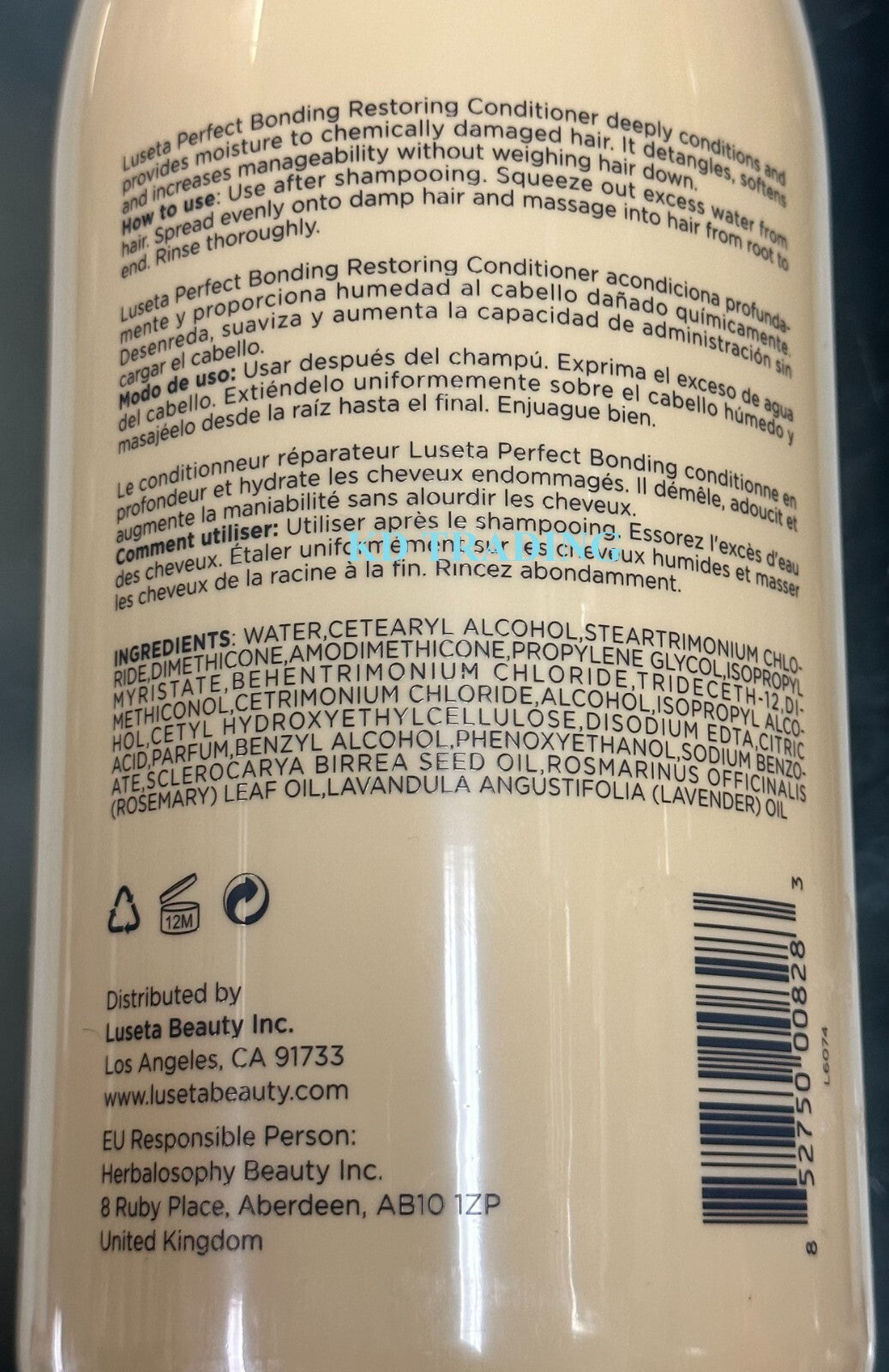 Restoring Hair Shampoo & Conditioner Set for Damaged Hair - Sulfate-Free, Natural Ingredients
