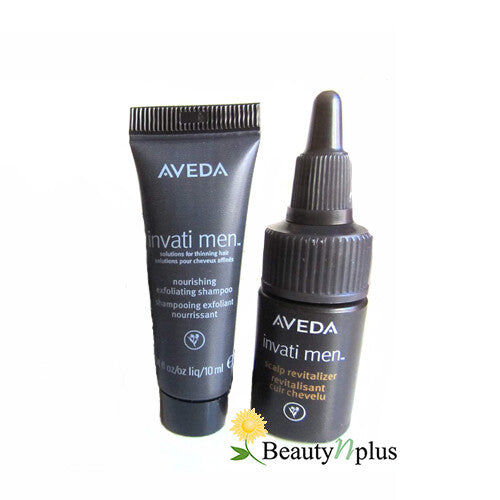 Aveda Invati Men Scalp Revitalizer & Shampoo Travel Set 10ml