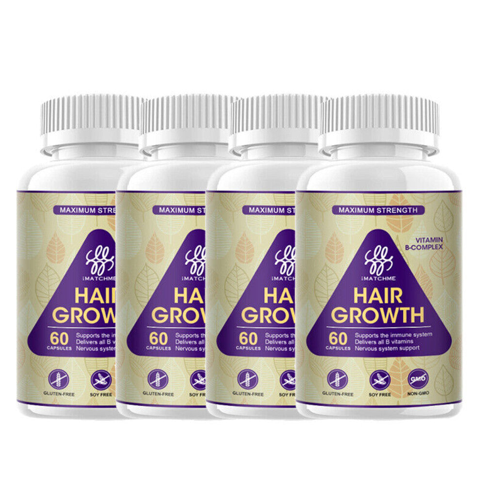 Natural Hair Growth Supplement Capsules